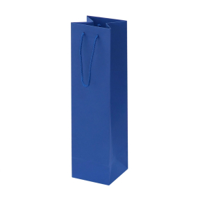 Zili papīra maisi ar auduma rokturiem