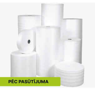 Putu plēve ruļļos